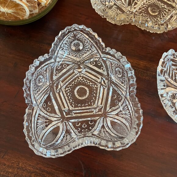 Vintage Imperial Glass Relish Jelly Butter Trinket Dish Cottagecore Grannycore - Picture 2 of 4